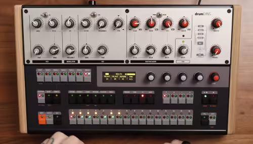 Vermona DrumDing : une boite à rythme mixant analogique et sampling