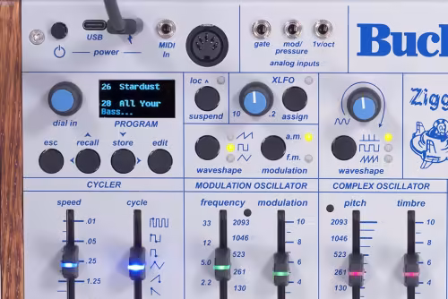 Buchla Ziggy : Le son West Coast moins cher et au format desktop